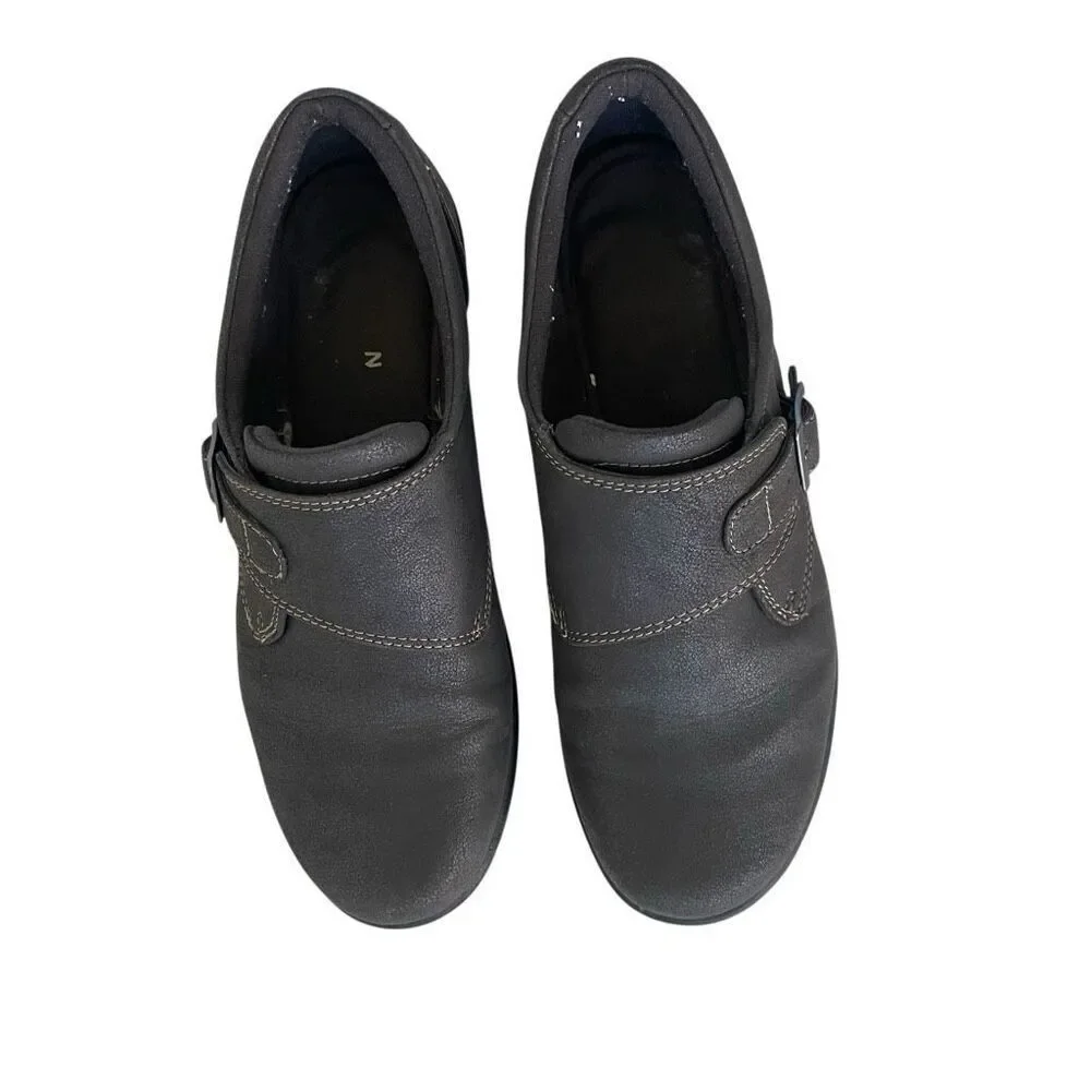 Eastland Brown Leather Sherri Shoe Women’s Size 10 10W Slip On Comfort Walking
